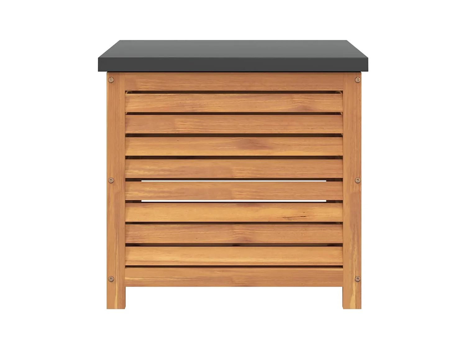 Coffre de rangement de jardin 60x50x55 cm bois massif d'acacia FR719576