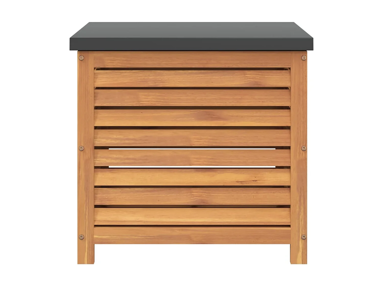 Caixa de arrumação para jardim 60x50x55 cm acácia maciça PT898834