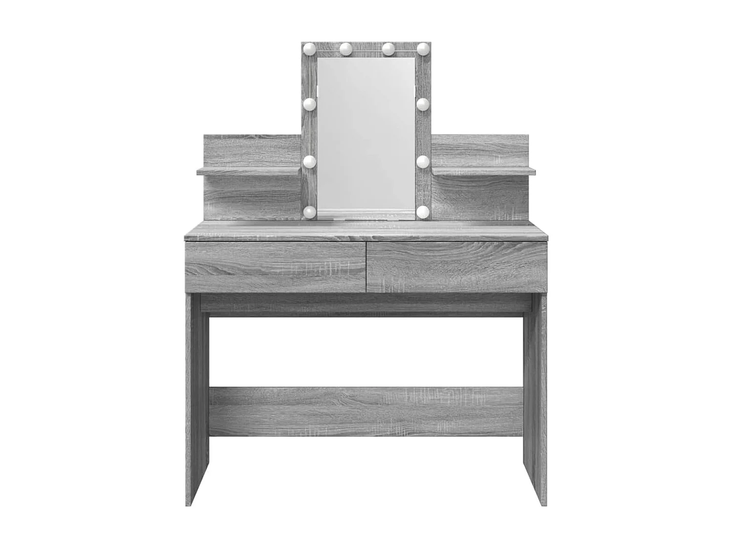 Toucador com LEDs 100x40x130 cm sonoma cinza PT385862