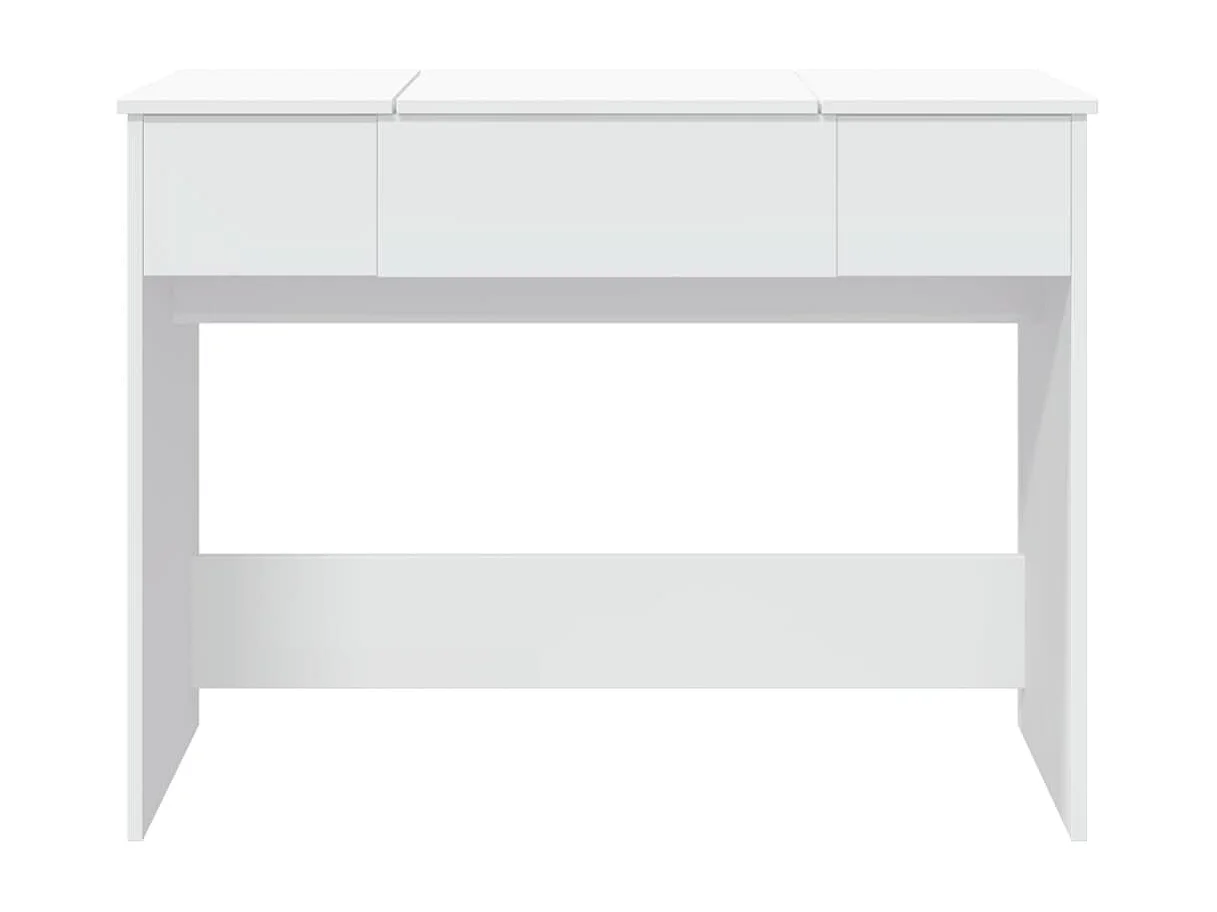 Toucador com espelho 100x45x76 cm branco PT986184