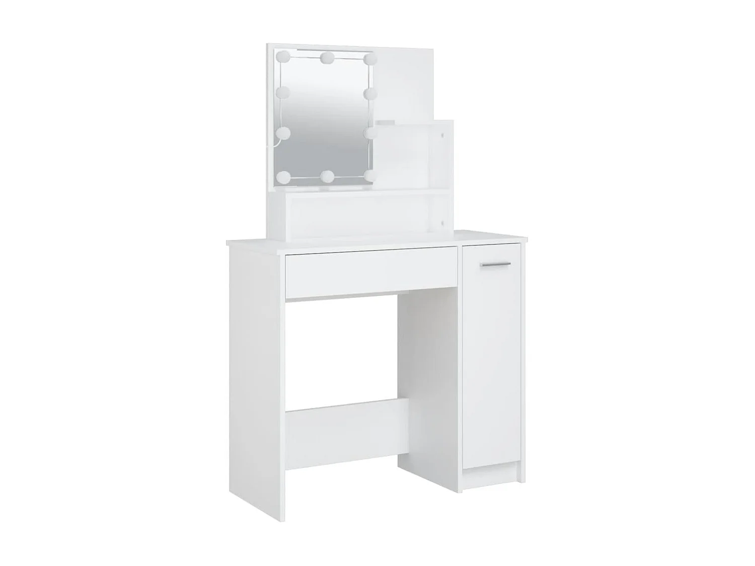 Coiffeuse avec LED blanc 86,5x35x136 cm FR750302