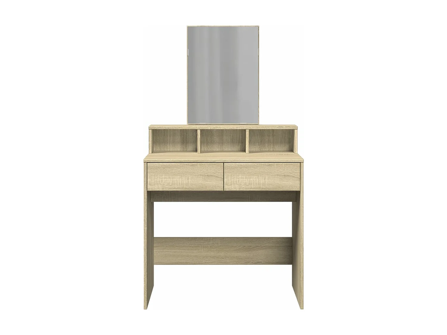 Coiffeuse avec miroir chêne sonoma 80x41x144,5 cm FR548460