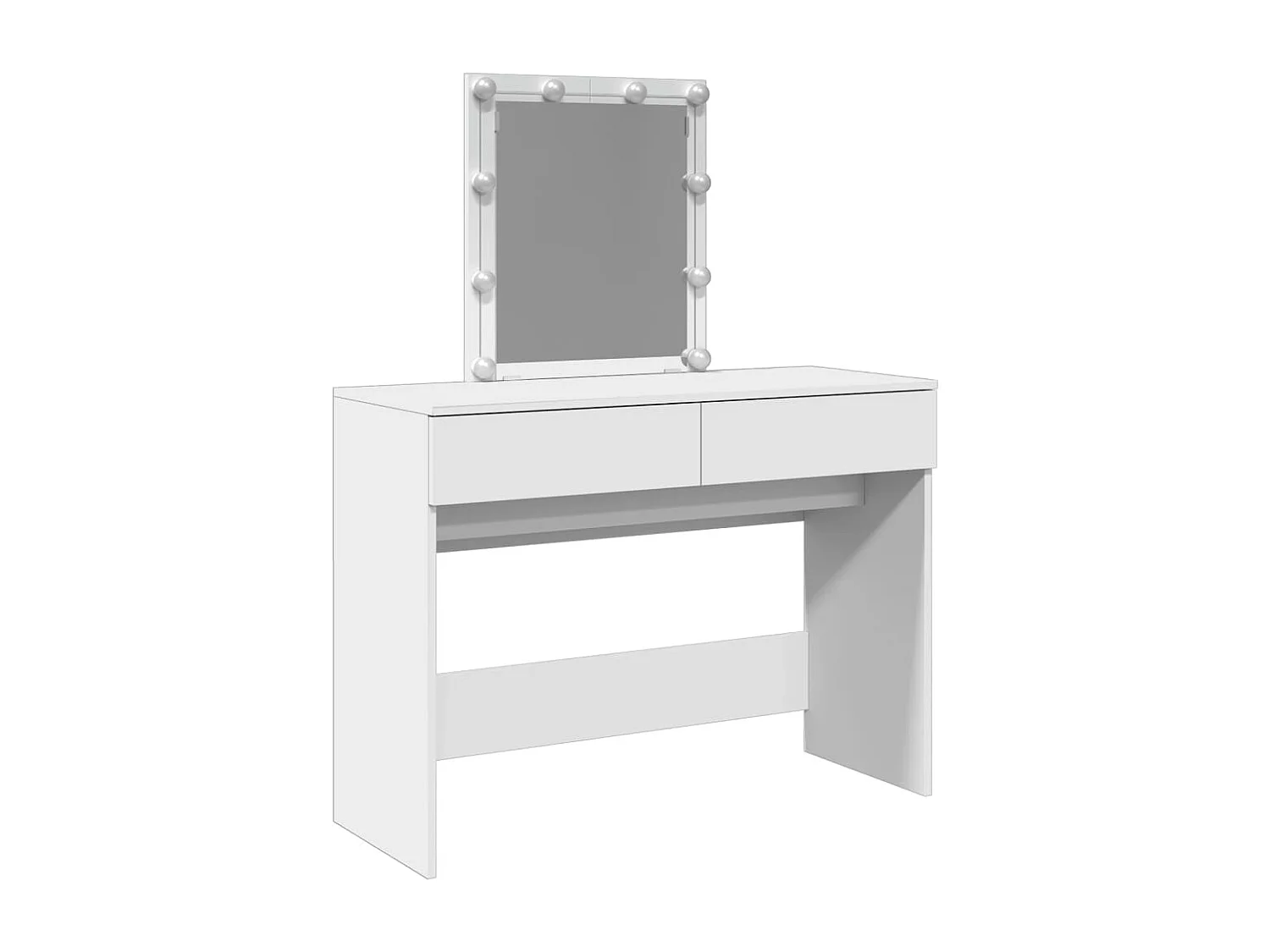 Coiffeuse avec LED blanc 100x40x130 cm FR834906