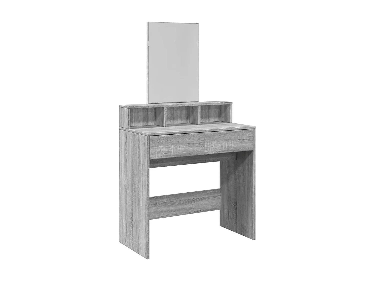 Coiffeuse avec miroir sonoma gris 80x41x144,5 cm FR823963