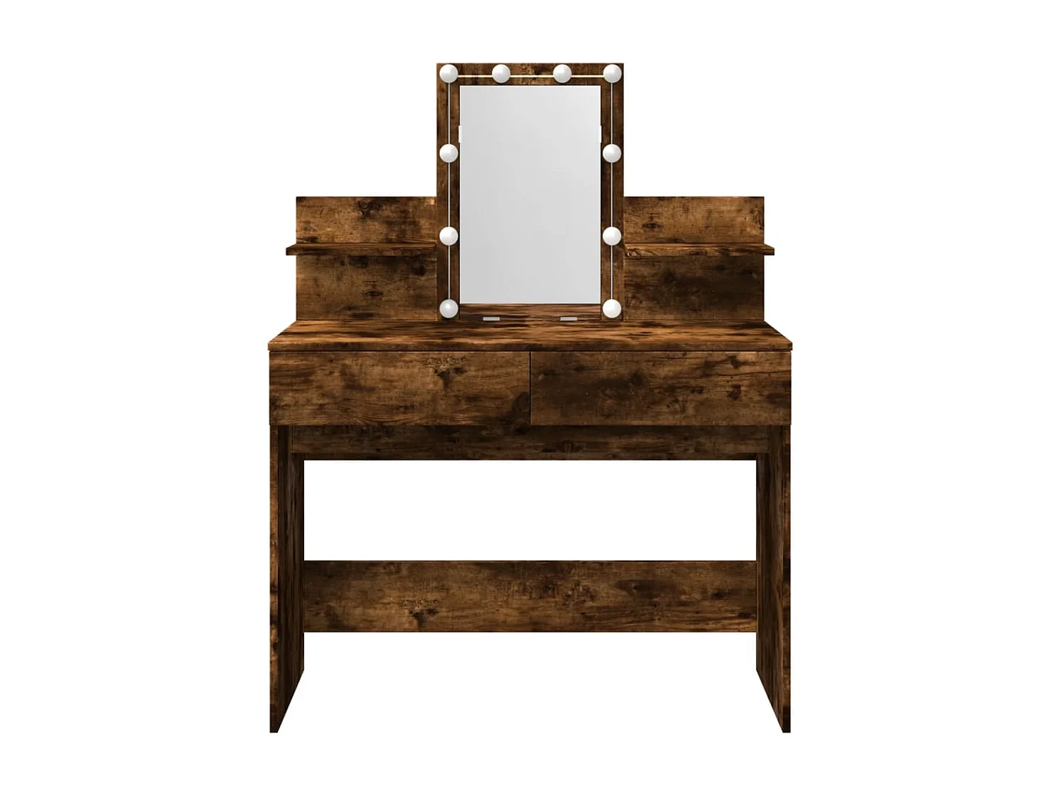 Toucador com LED 100x40x130 cm carvalho fumado PT542837