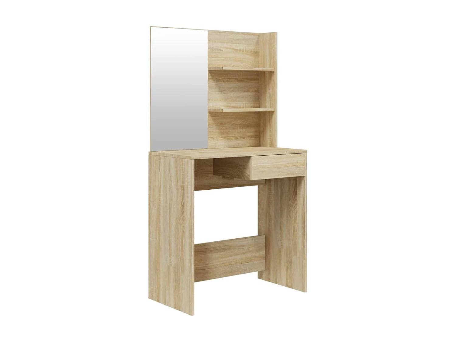 Coiffeuse avec miroir Chêne sonoma 74,5x40x141 cm FR995362