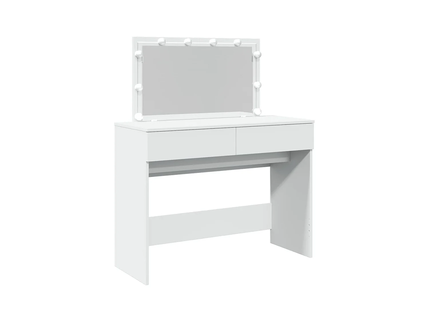 Coiffeuse avec LED blanc 100x40x120 cm FR574934