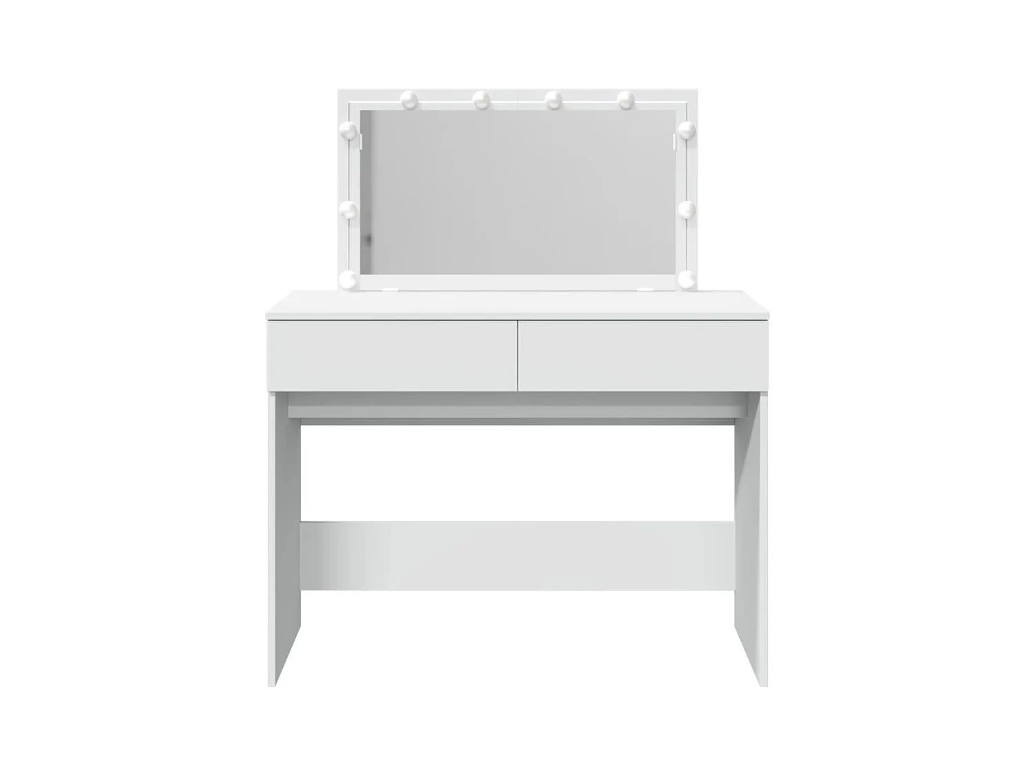 Coiffeuse avec LED blanc 100x40x120 cm FR574934