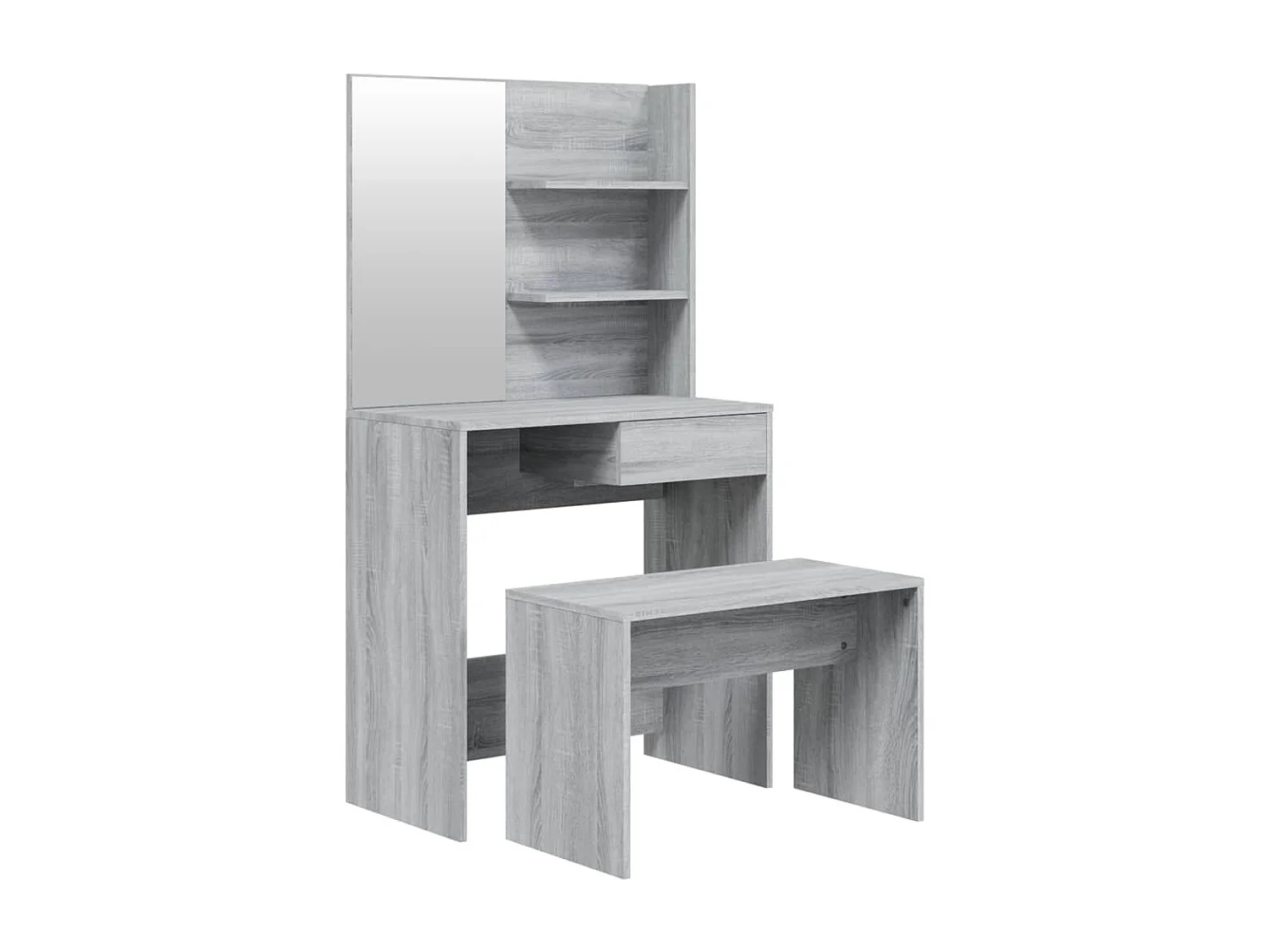 Juego de tocador color gris Sonoma 74,5x40x141 cm ES277889