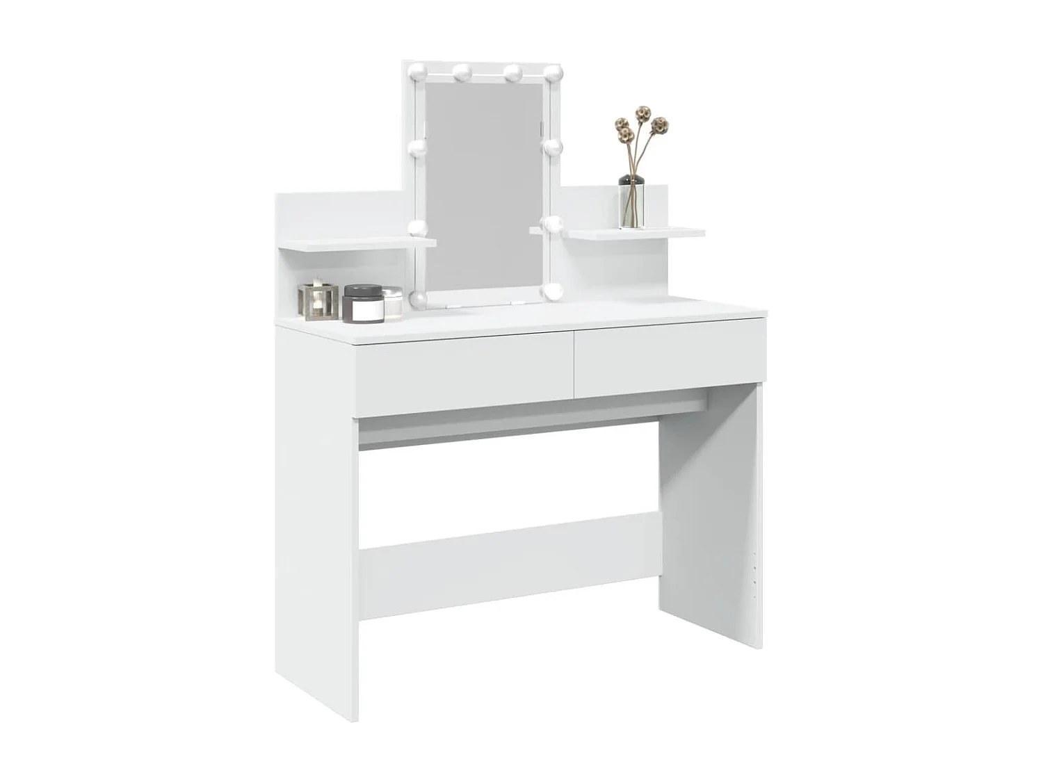 Coiffeuse avec LED blanc 100x40x130 cm FR995261