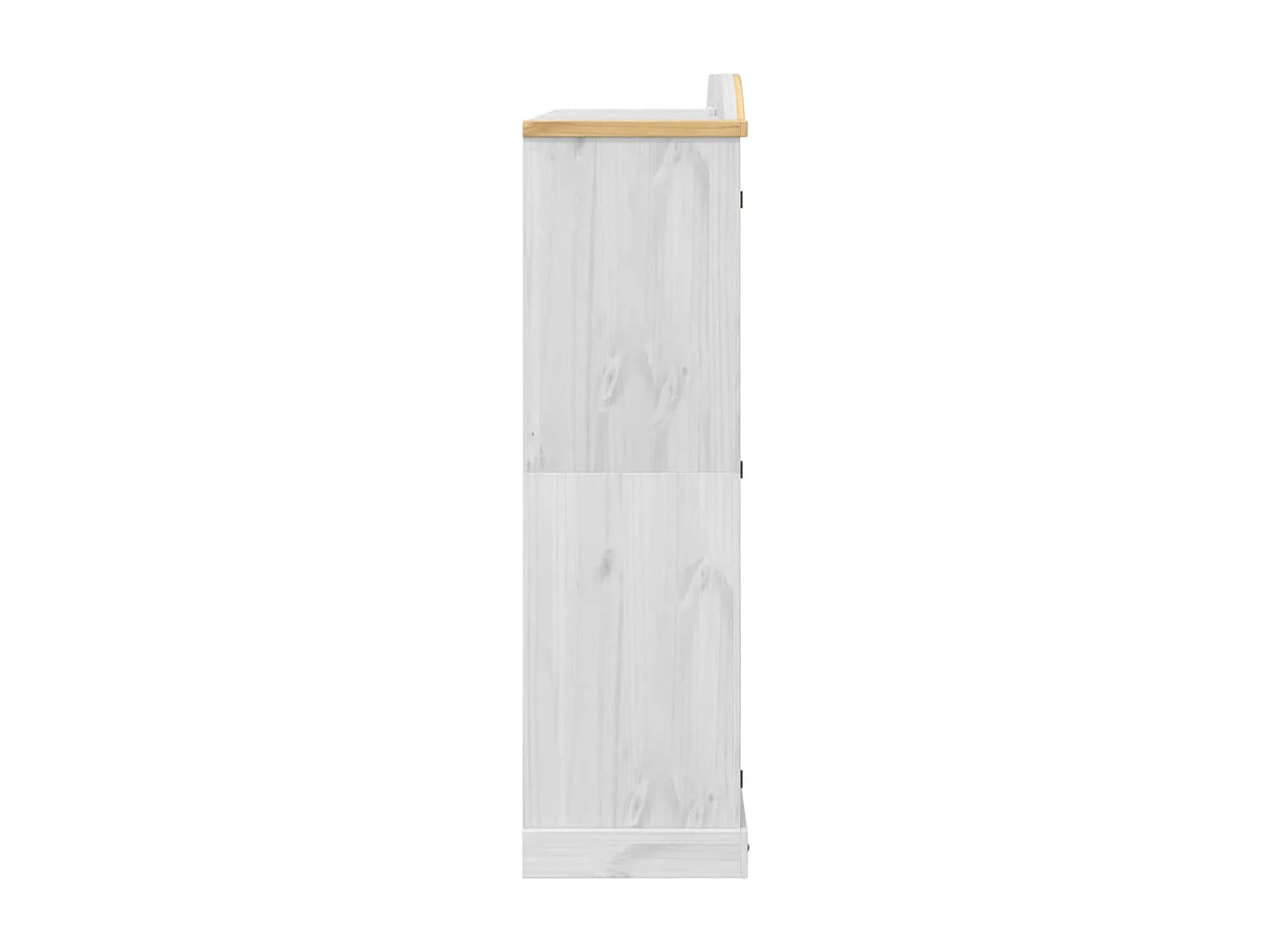 Garde-robe Corona blanc 194x52x186 cm bois de pin massif FR689749