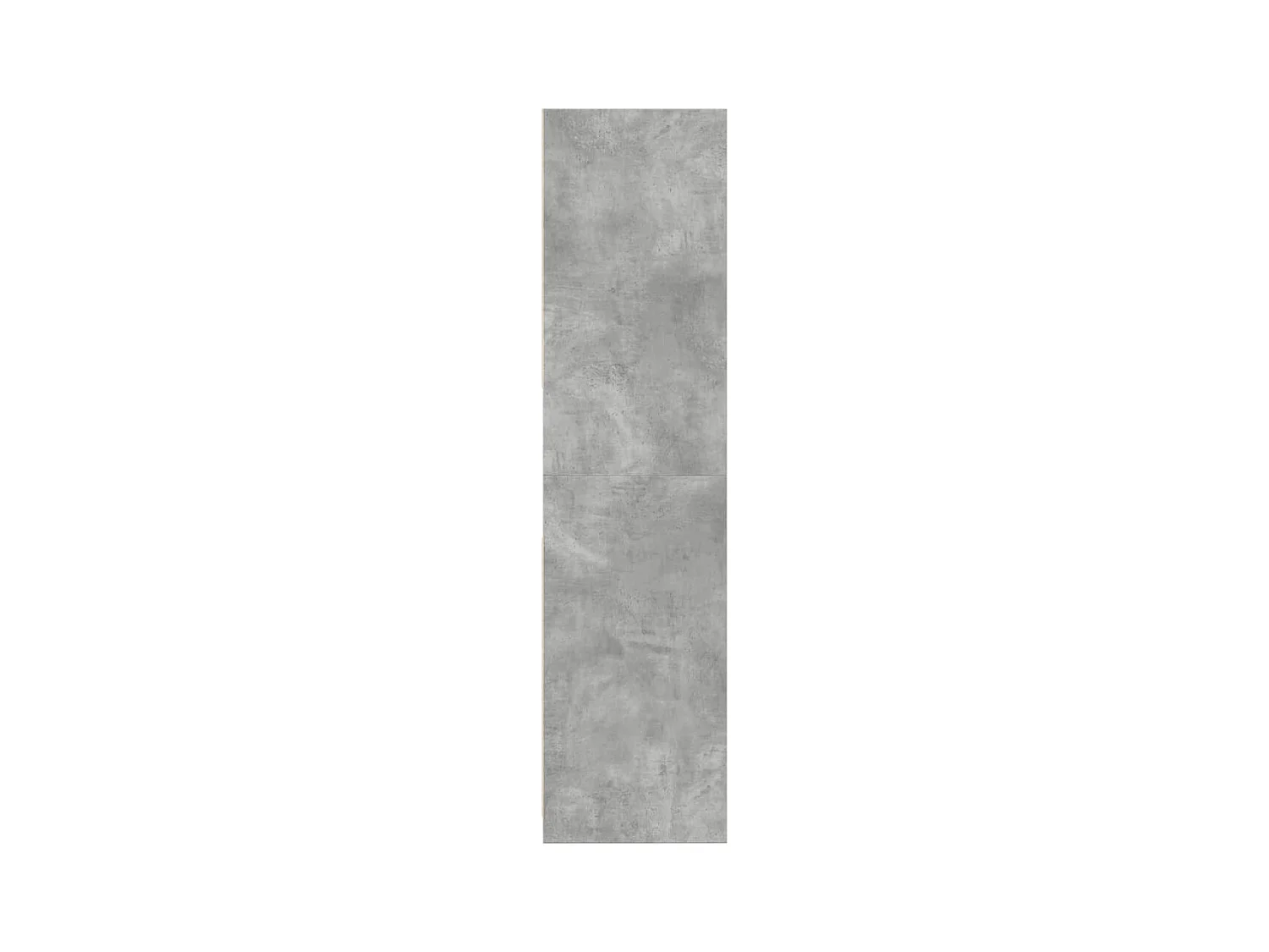 Garde-robe gris béton 80x50x200 cm bois d'ingénierie FR766026
