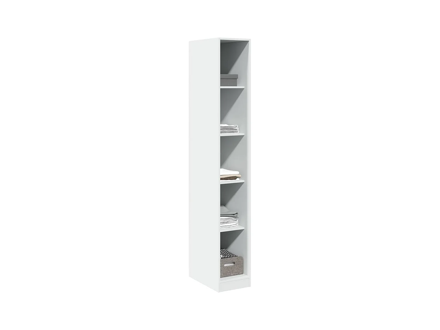 Garde-robe Blanc 30x50x200 cm Bois d'ingénierie FR516829