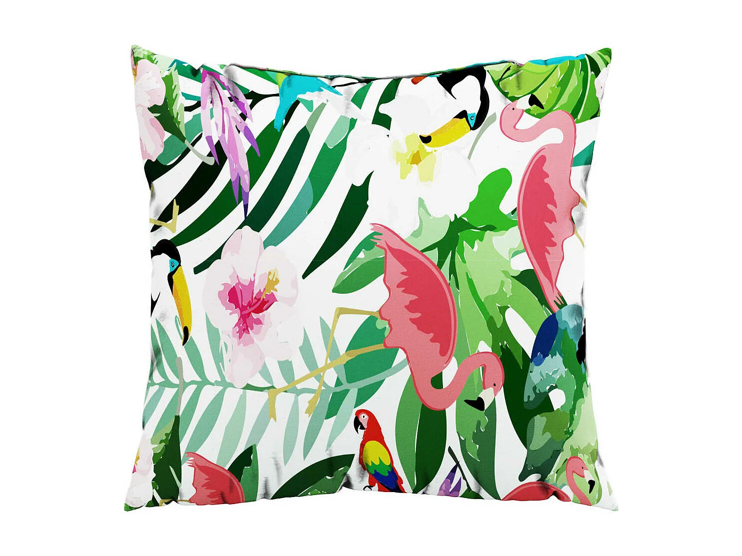 Coussins décoratifs lot de 4 Multicolore 50x50 cm Tissu FR153714