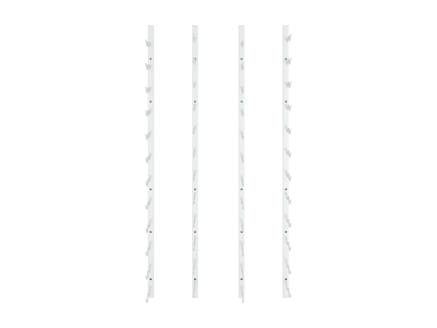 Casier à vin mural pour 24 bouteilles 2 pcs Blanc Fer FR145787