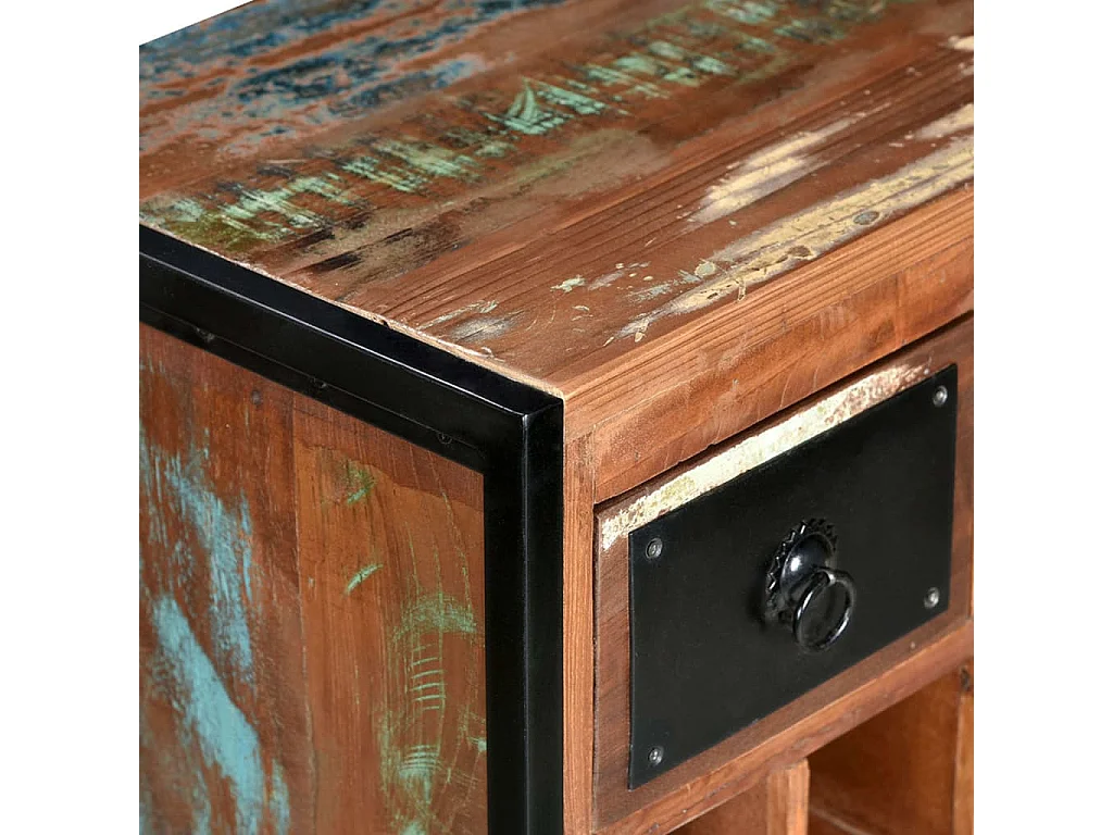 Casier à bouteilles 16 bouteilles Bois massif de récupération FR283970