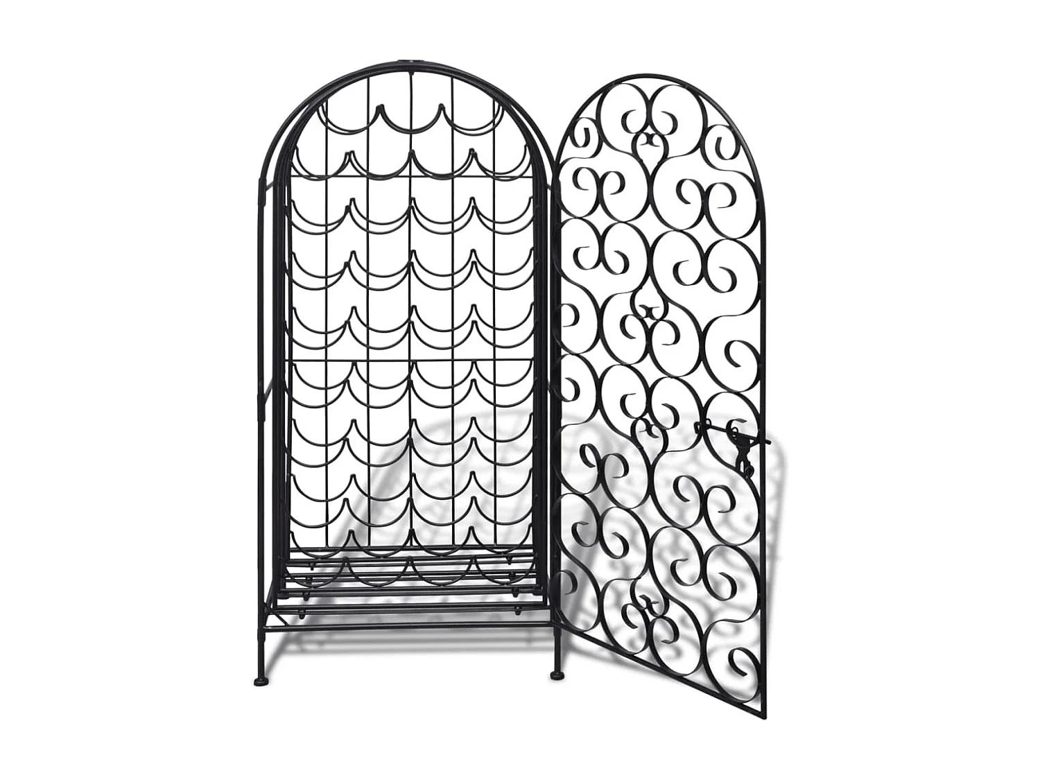 Garrafeira de metal, suporte para 35 garrafas de vinho PT725371