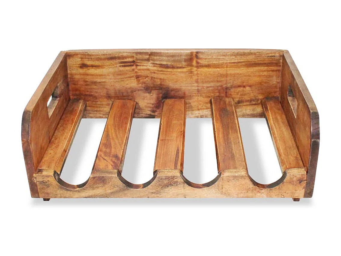 Casier à bouteilles 4 pcs pour 16 bouteilles Bois recyclé FR368417