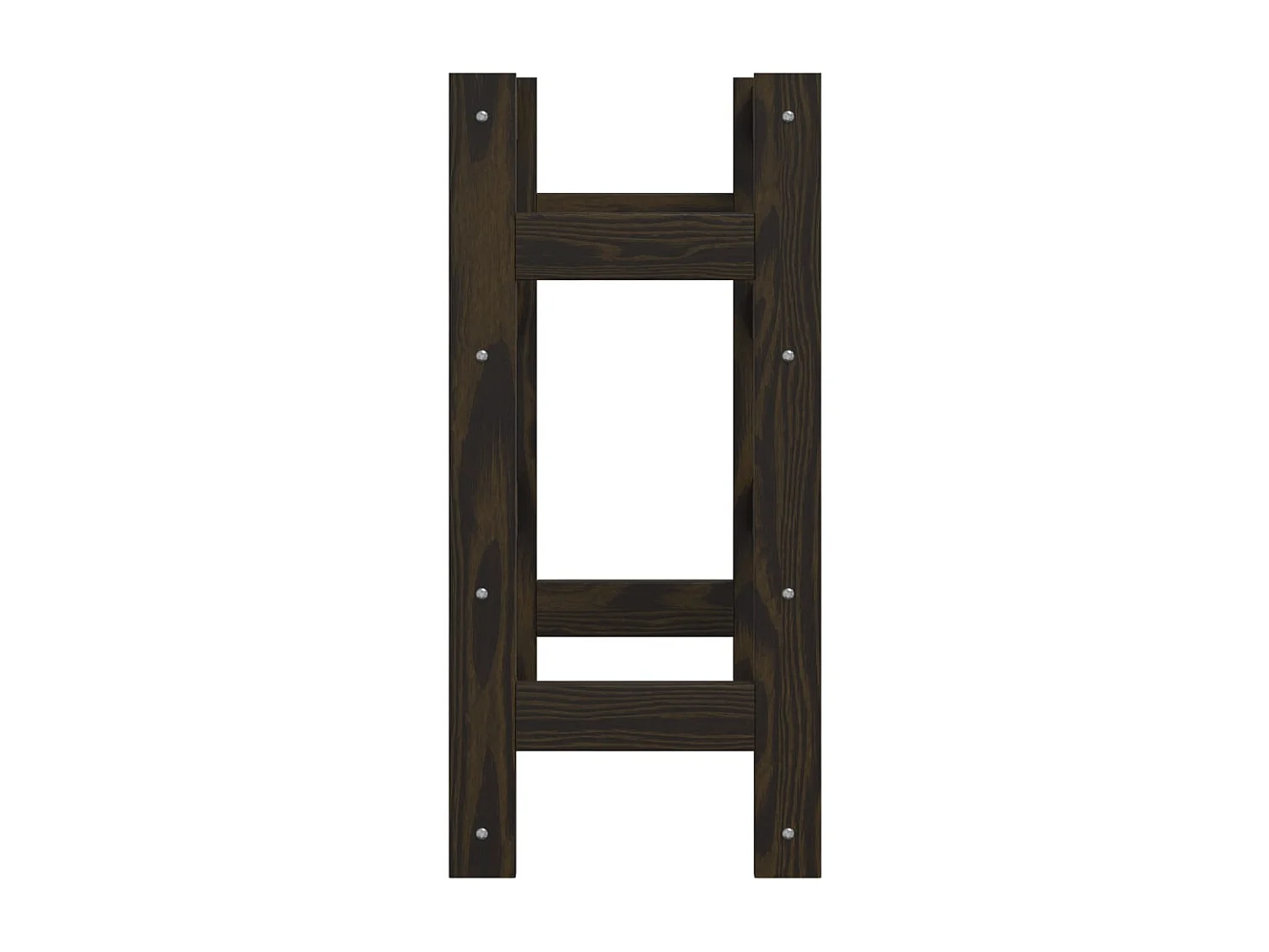 Casier à bouteilles pour 16 bouteilles noir bois pin solide FR565292