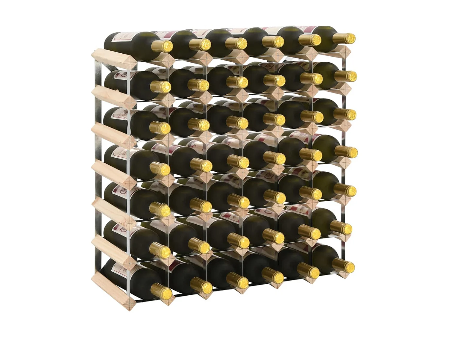 Casier à bouteilles 42 bouteilles Pinède solide FR549800