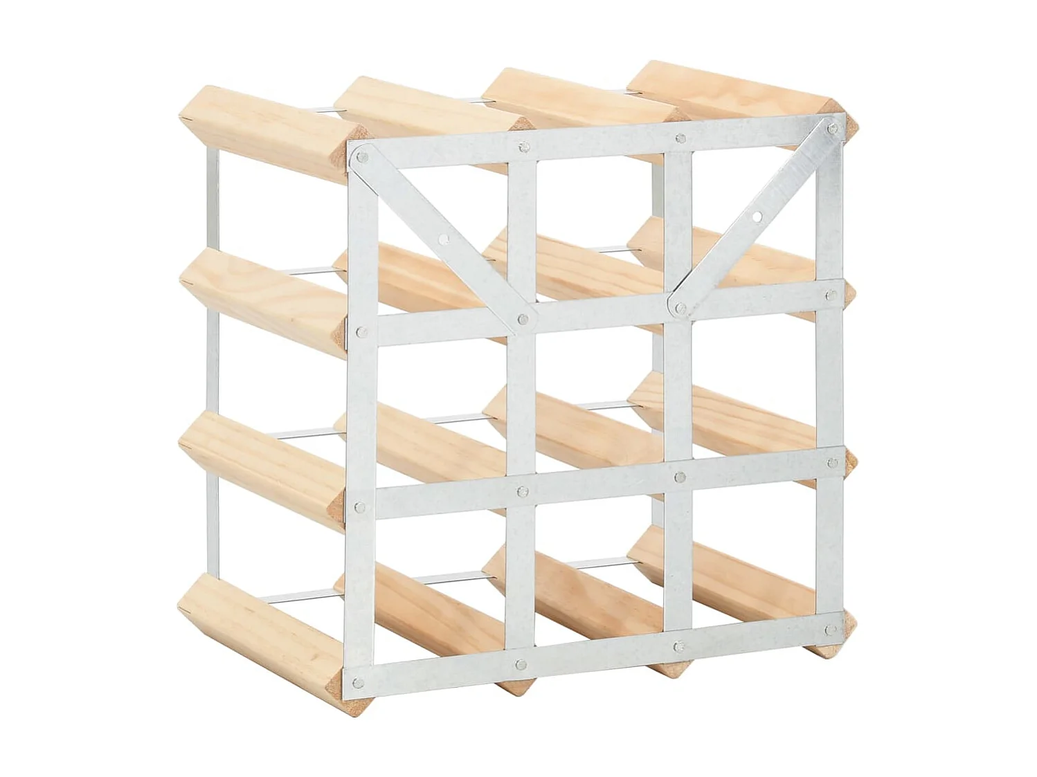 Casier à bouteilles 12 bouteilles Pinède solide FR824092