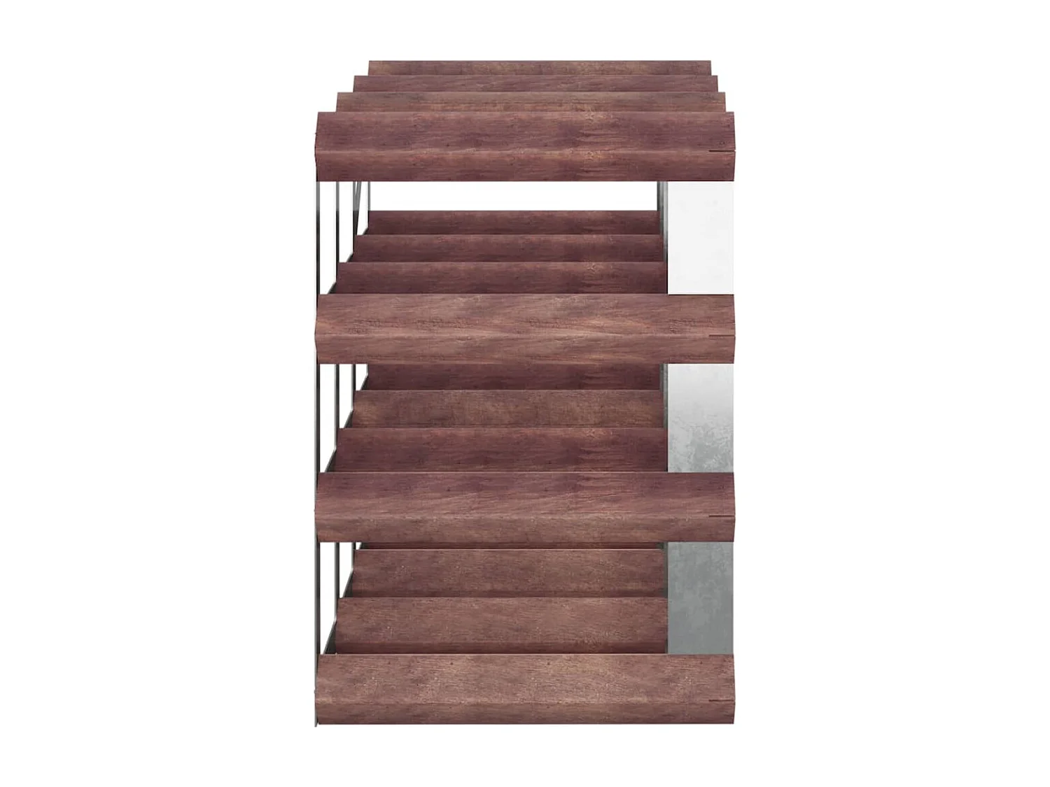 Casier à bouteilles pour 12 bouteilles Marron Bois pin solide FR661234