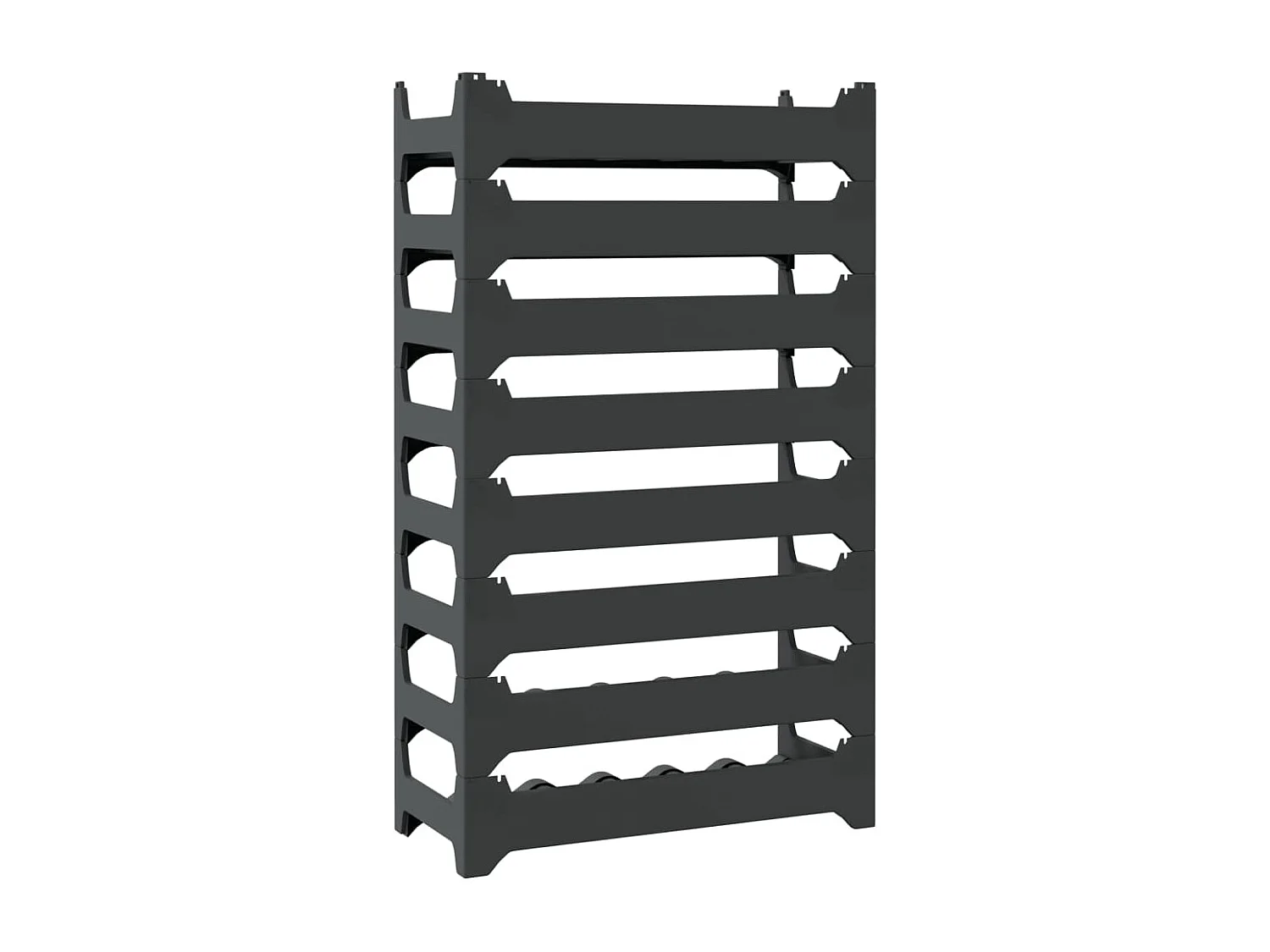 Casier à vin pour 48 bouteilles PP empilable FR325349