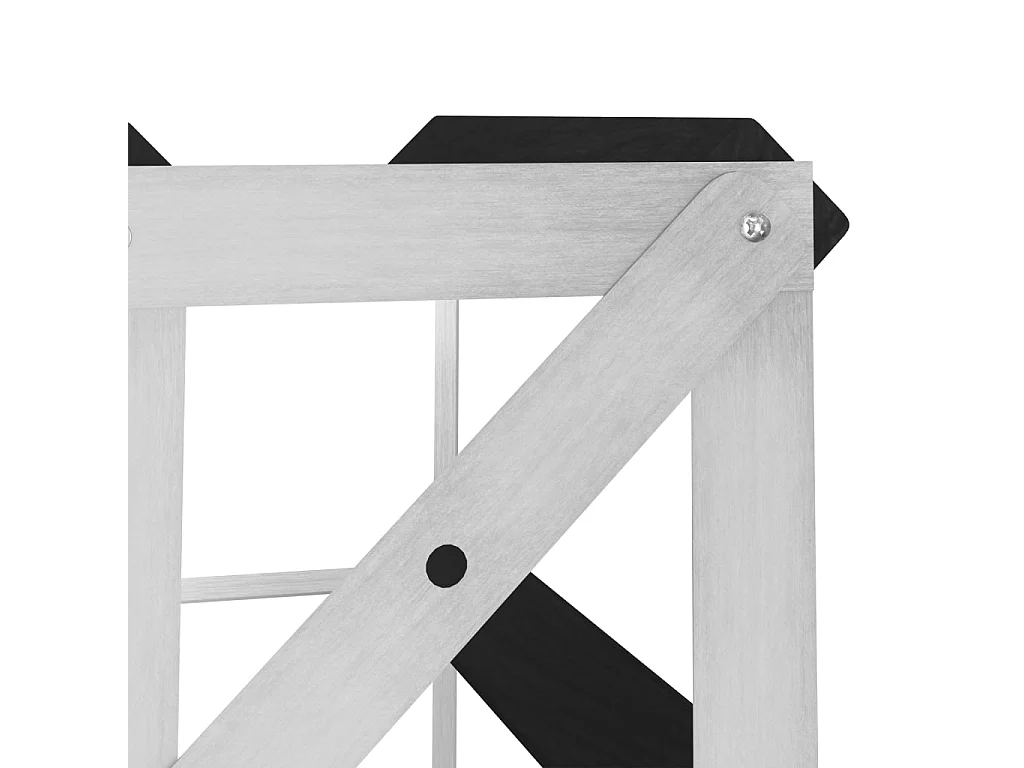 Casier à bouteilles pour 12 bouteilles Noir Bois de pin solide FR496787