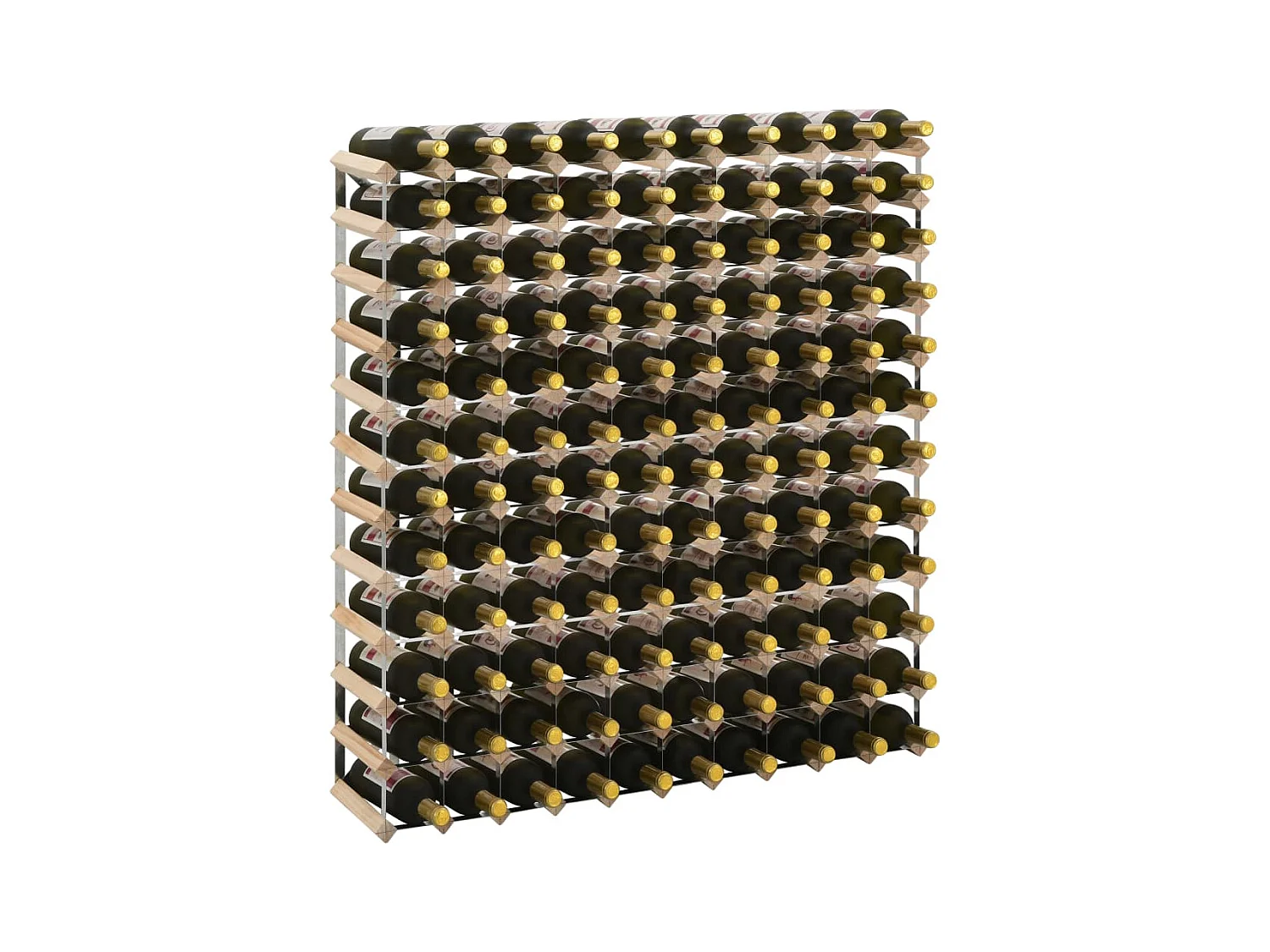 Casier à bouteilles 120 bouteilles Pinède solide FR535775