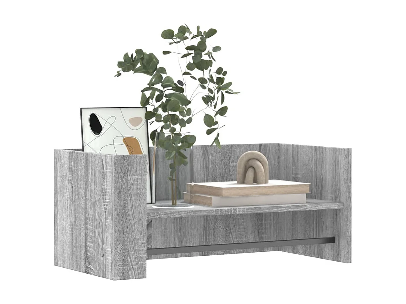 Étagère murale sonoma gris 70,5x35x30,5 cm bois d'ingénierie FR457232