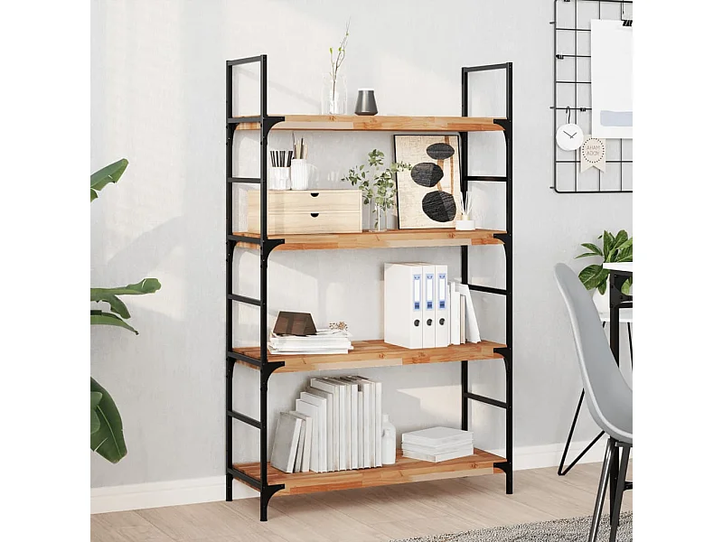 Wandschappen 3 st zwevend olieafwerking 100x30x4 cm acaciahout BE801126