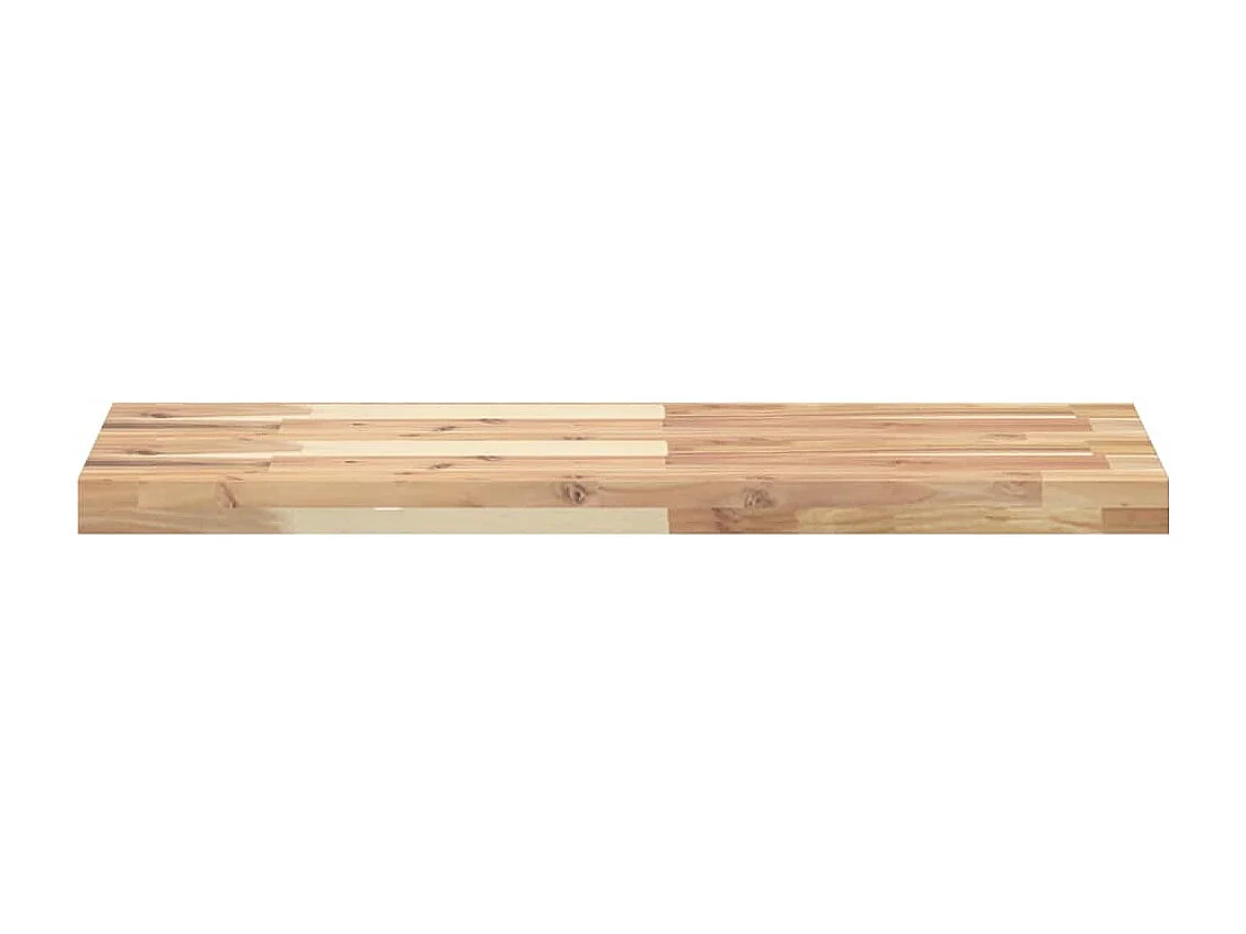 Etagère murale 100x30x4 cm bois d'acacia massif non traité FR306756