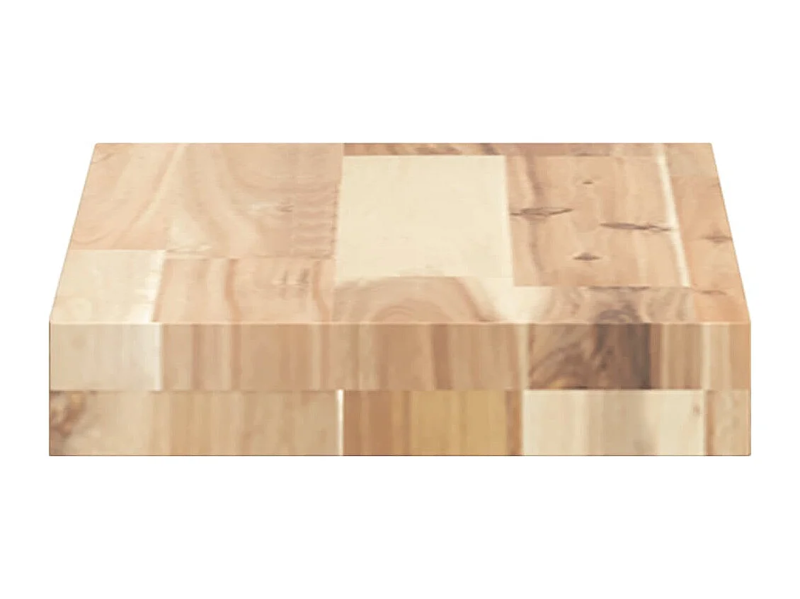 Etagères murales 4 pcs 60x20x4 cm acacia massif non traité FR736869