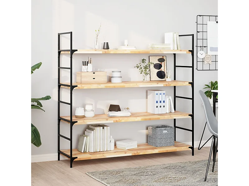 Etagère murale 140x40x4 cm bois d'acacia massif non traité FR126957