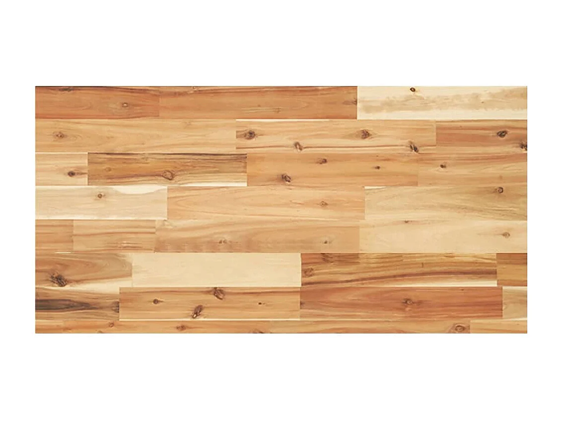 Estante flotante madera acacia maciza acabado aceite 80x40x4 cm ES366031