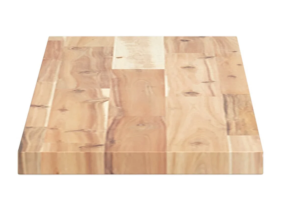 Prateleira flutuante 2pcs 100x20x2cm acácia maciça não tratada PT384398