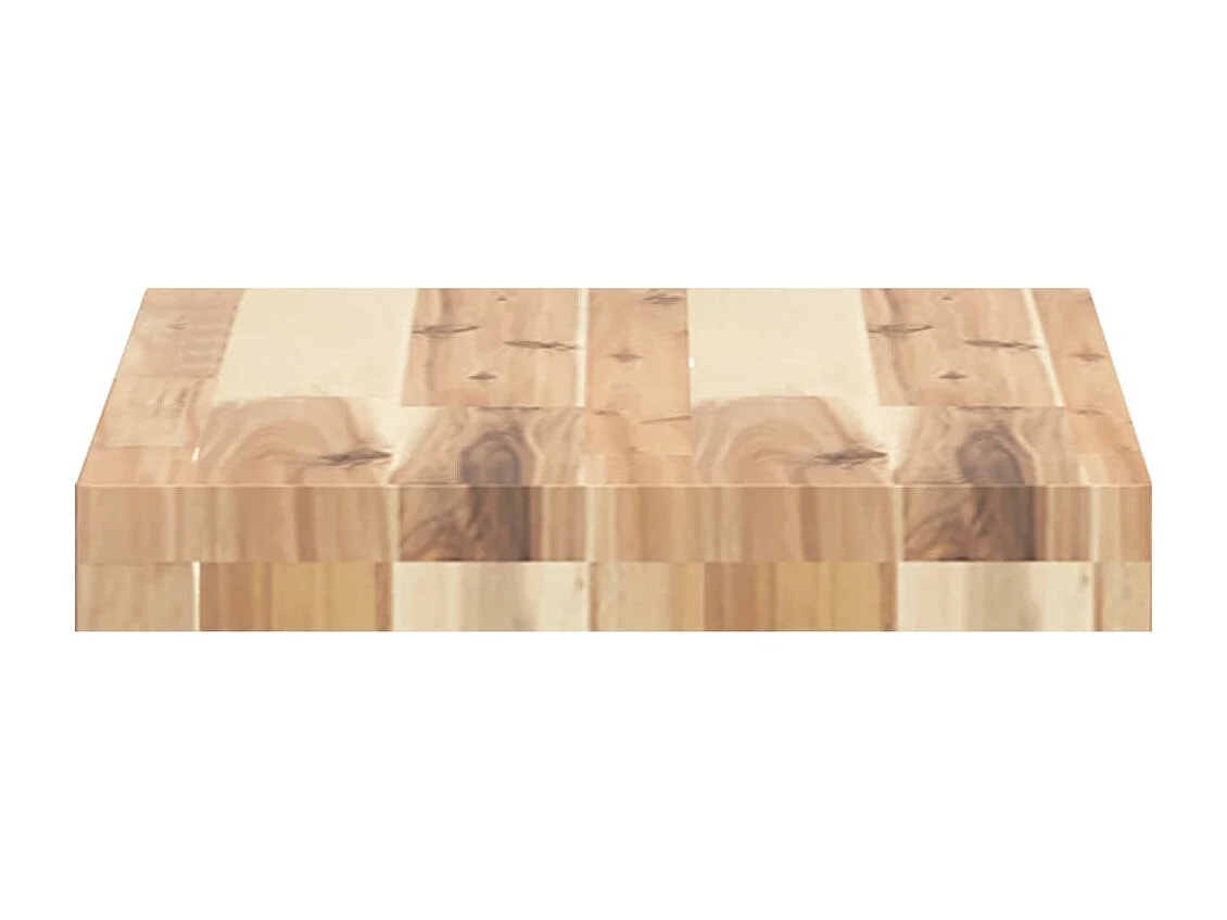 Etagères murales 4 pcs 60x30x4 cm acacia massif non traité FR450471