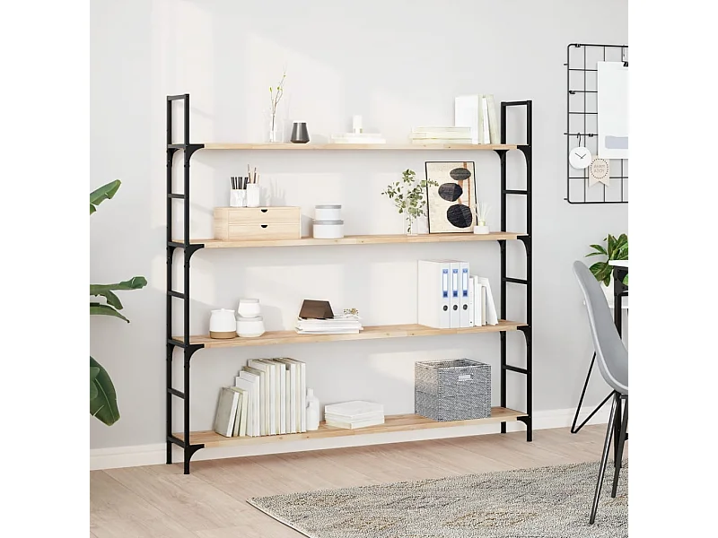 Wandschappen 2 st zwevend 120x20x2 cm onbehandeld acaciahout BE618219