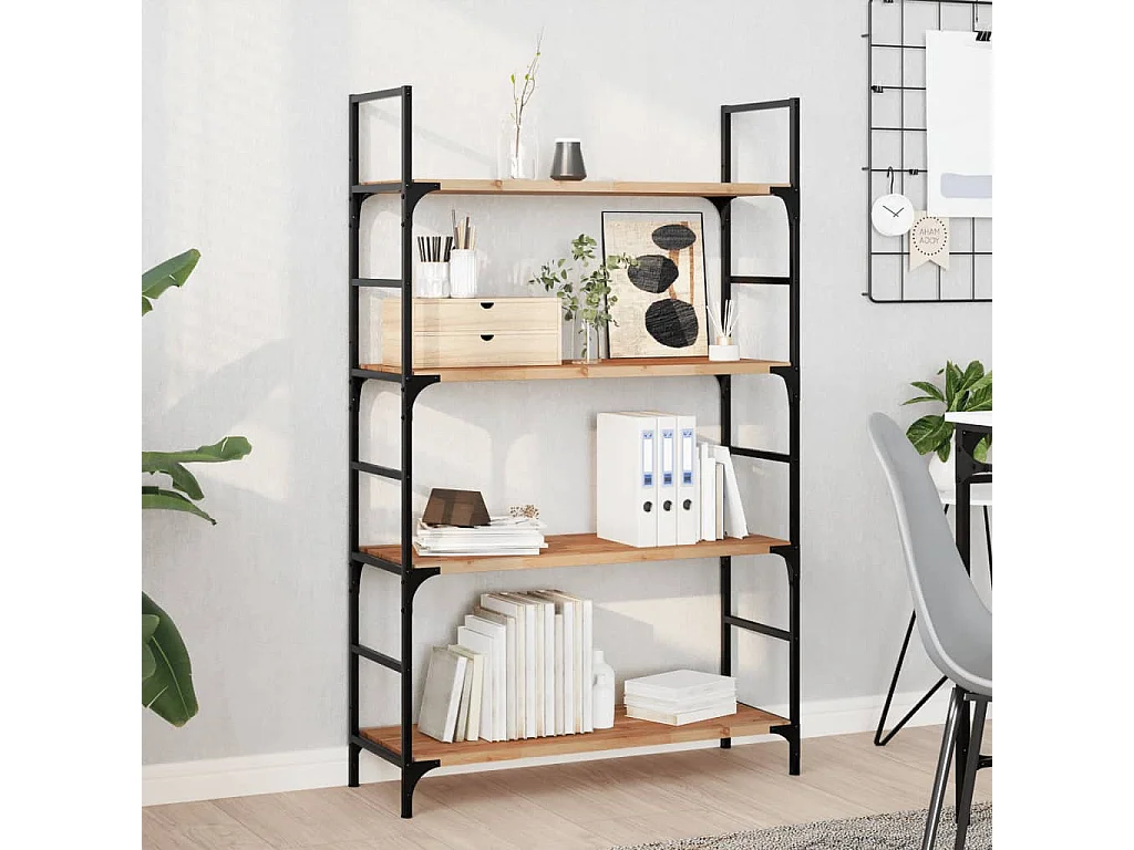 Etagères murales 2 pcs 100x30x2 cm acacia massif à l'huile FR197589