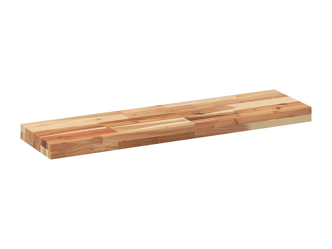 Etagères murales 3 pcs 100x20x4 cm acacia massif à l'huile FR755857