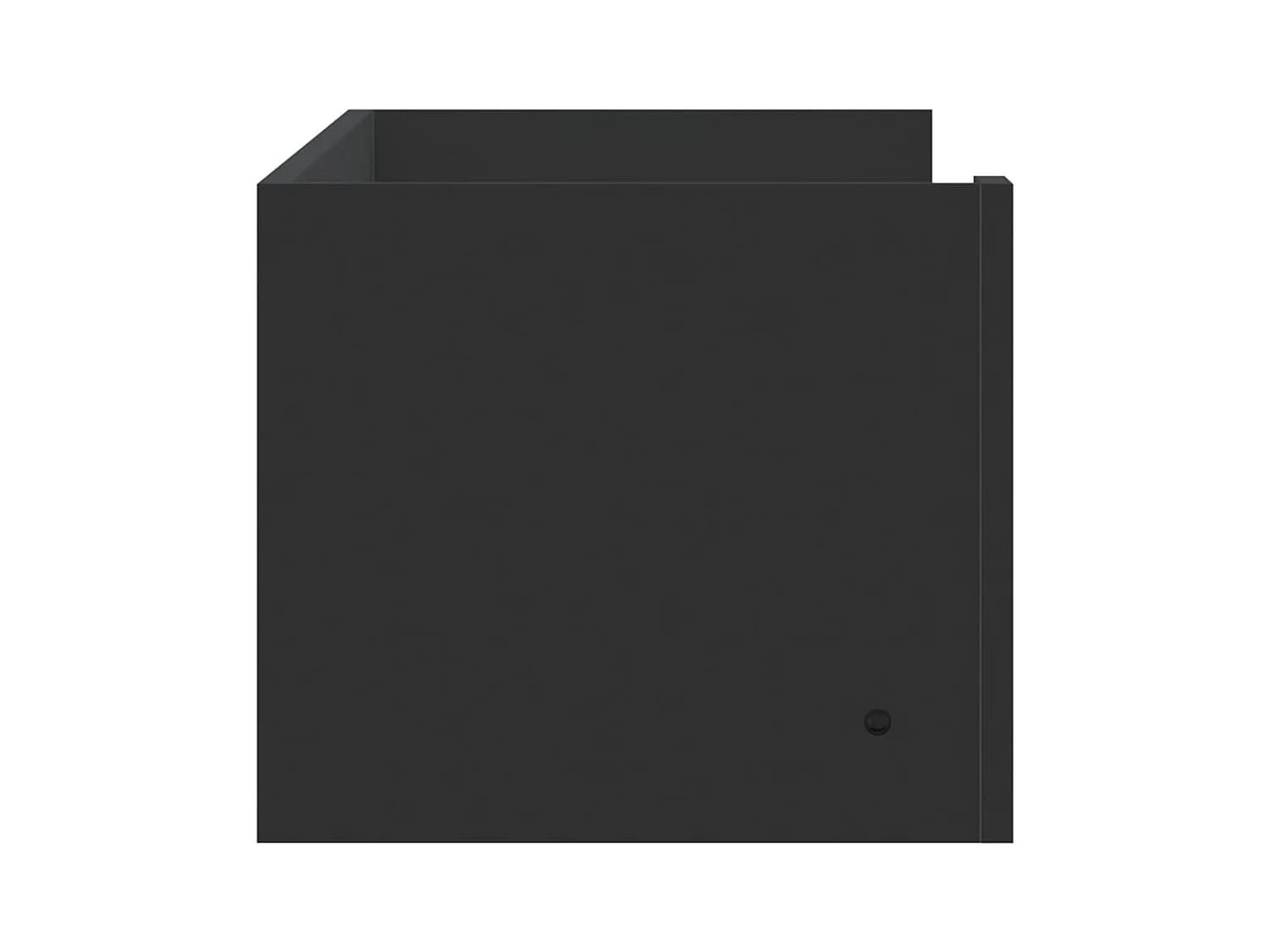 Prateleira de parede 100x35x30,5 cm derivados de madeira preto PT781998