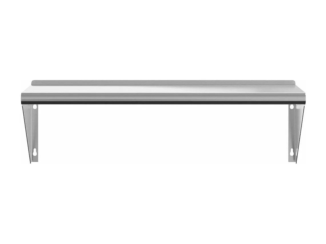 Étagère murale 100x30x31 cm argenté acier inoxydable FR871107