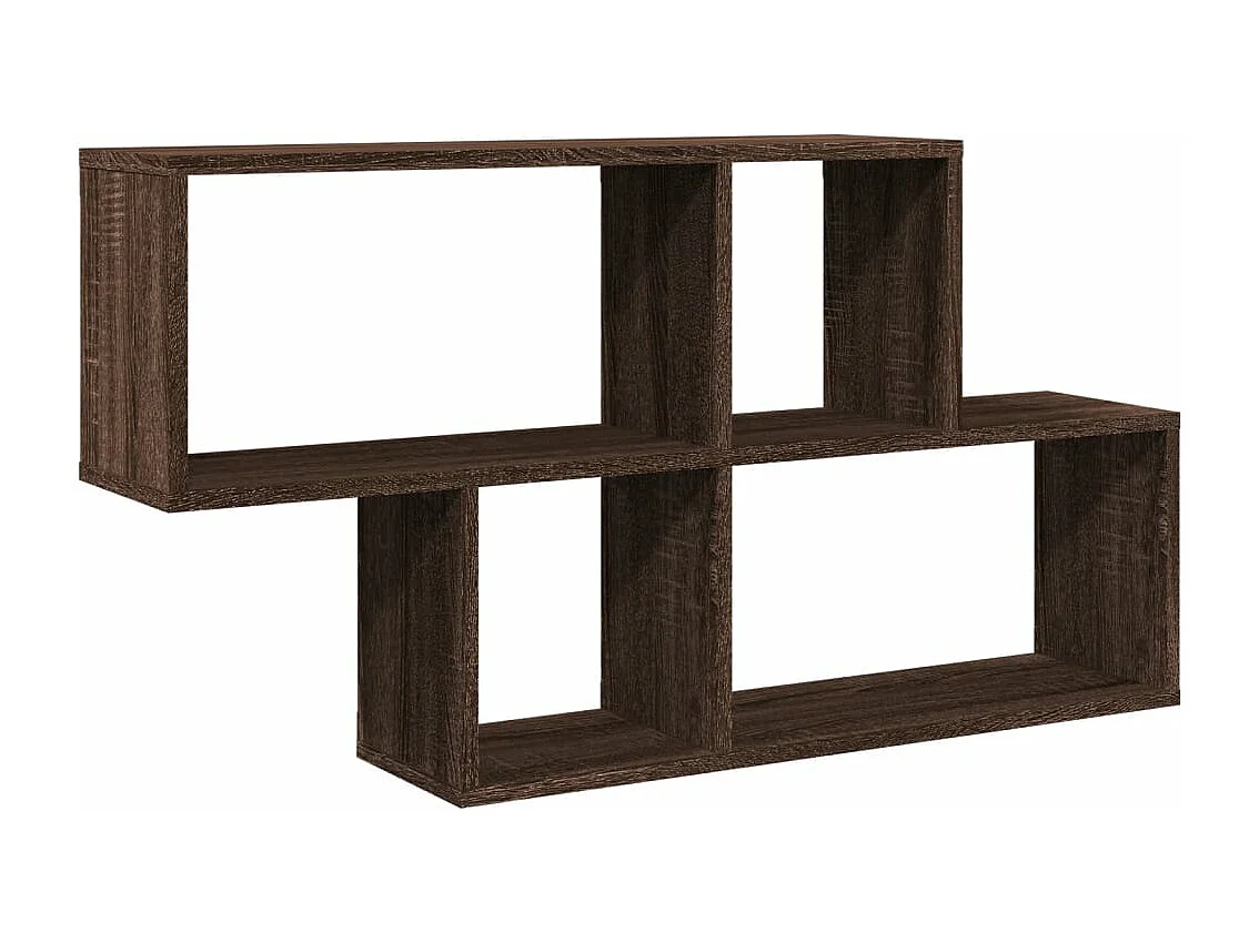 Étagère murale chêne marron 100x20x53 cm bois d'ingénierie FR847756