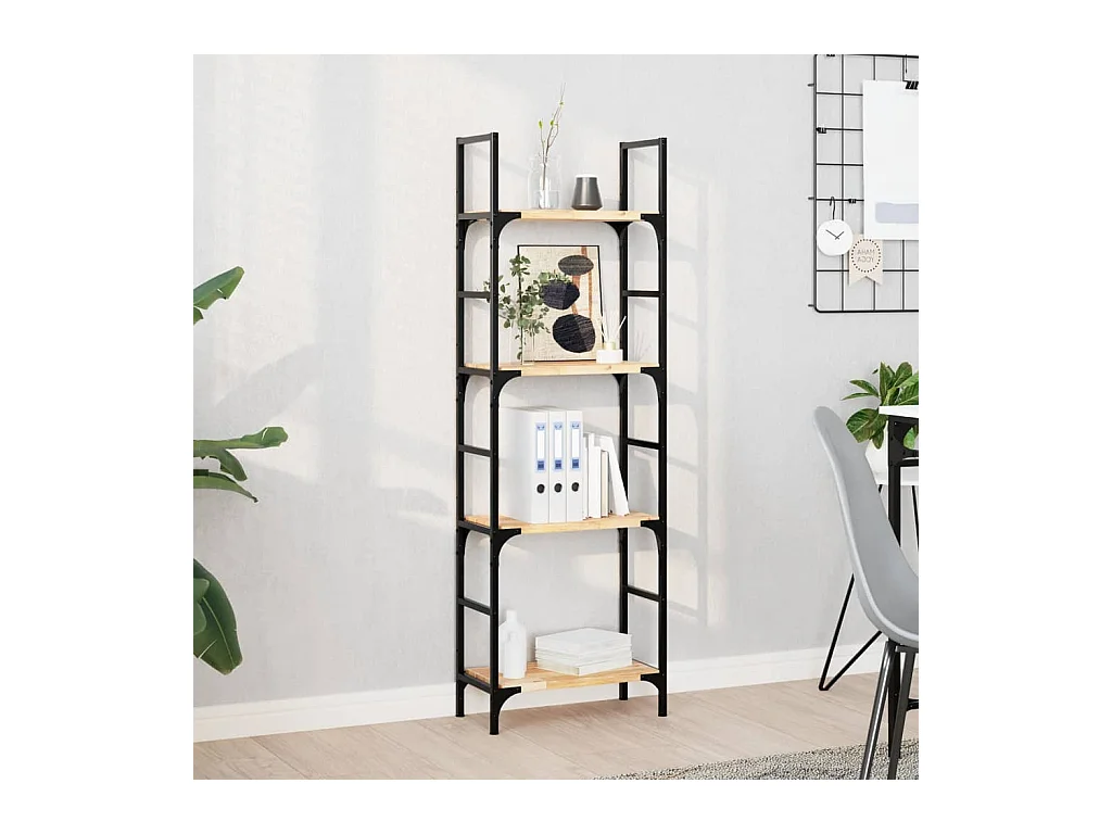 Etagère murale 60x20x2 cm bois d'acacia massif non traité FR879360
