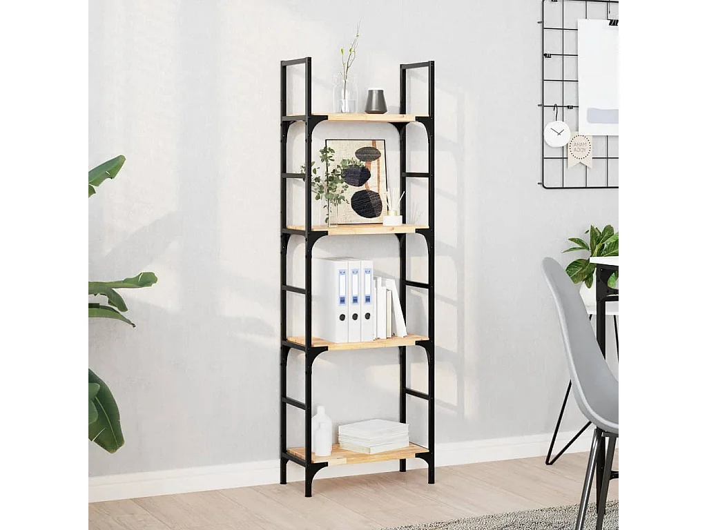 Etagère murale 60x20x2 cm bois d'acacia massif non traité FR879360