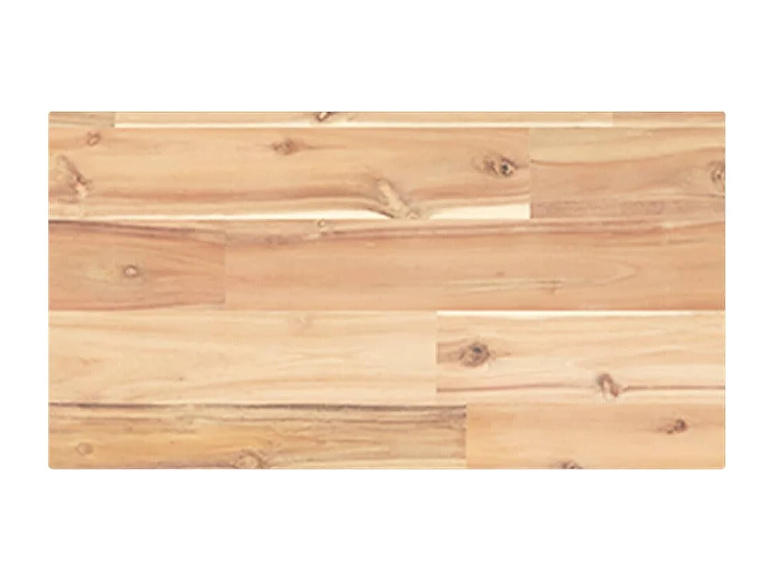 Etagère murale 60x20x2 cm bois d'acacia massif non traité FR879360