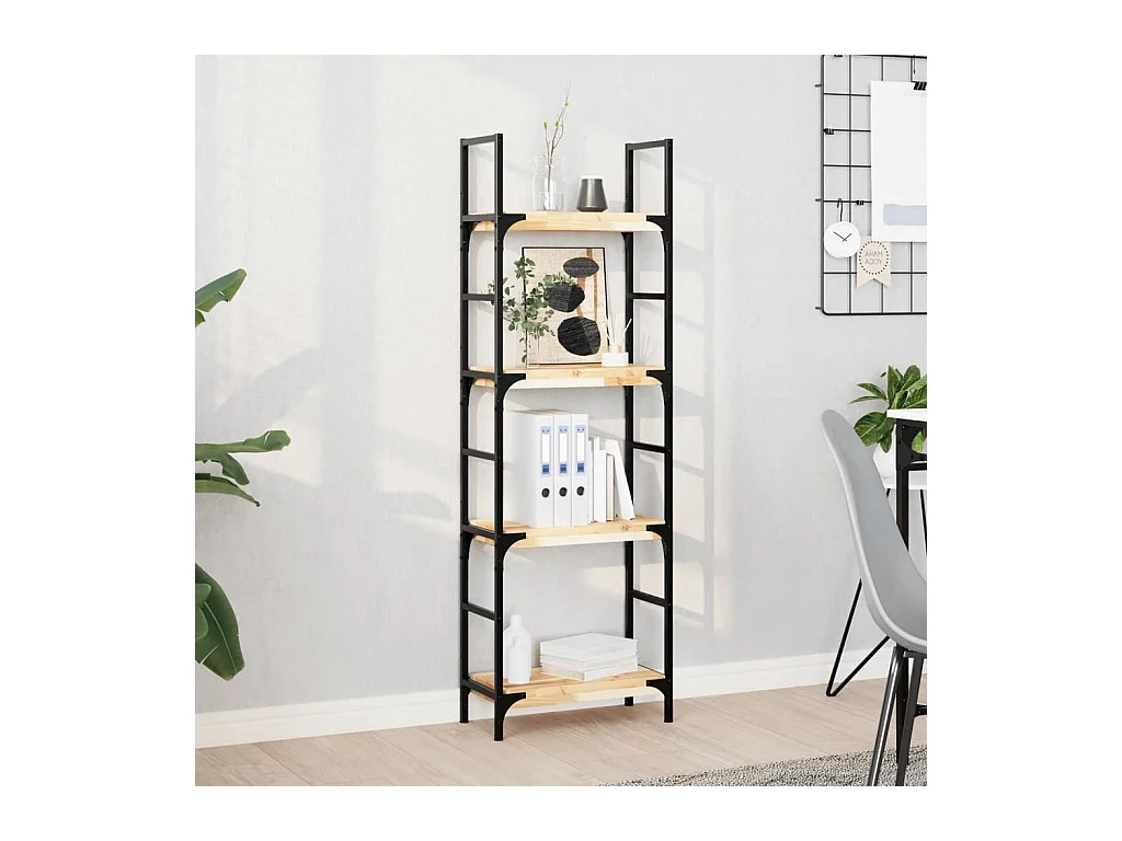 Etagère murale 60x20x4 cm bois d'acacia massif non traité FR842416
