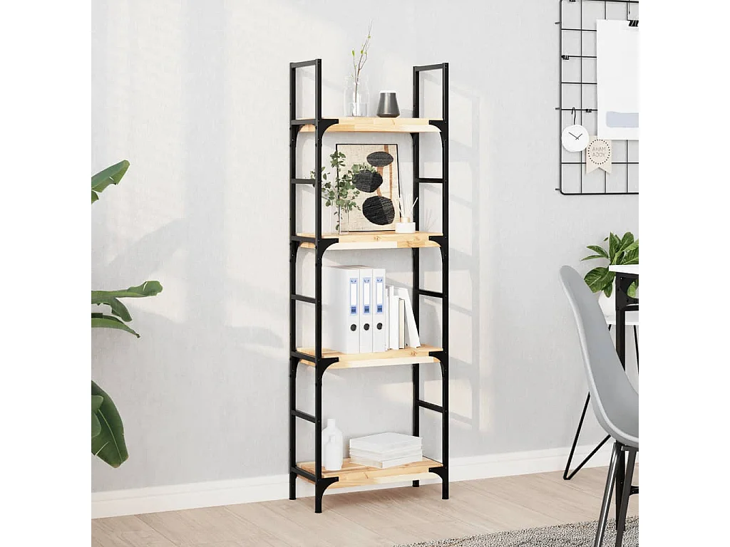 Etagère murale 60x20x4 cm bois d'acacia massif non traité FR842416