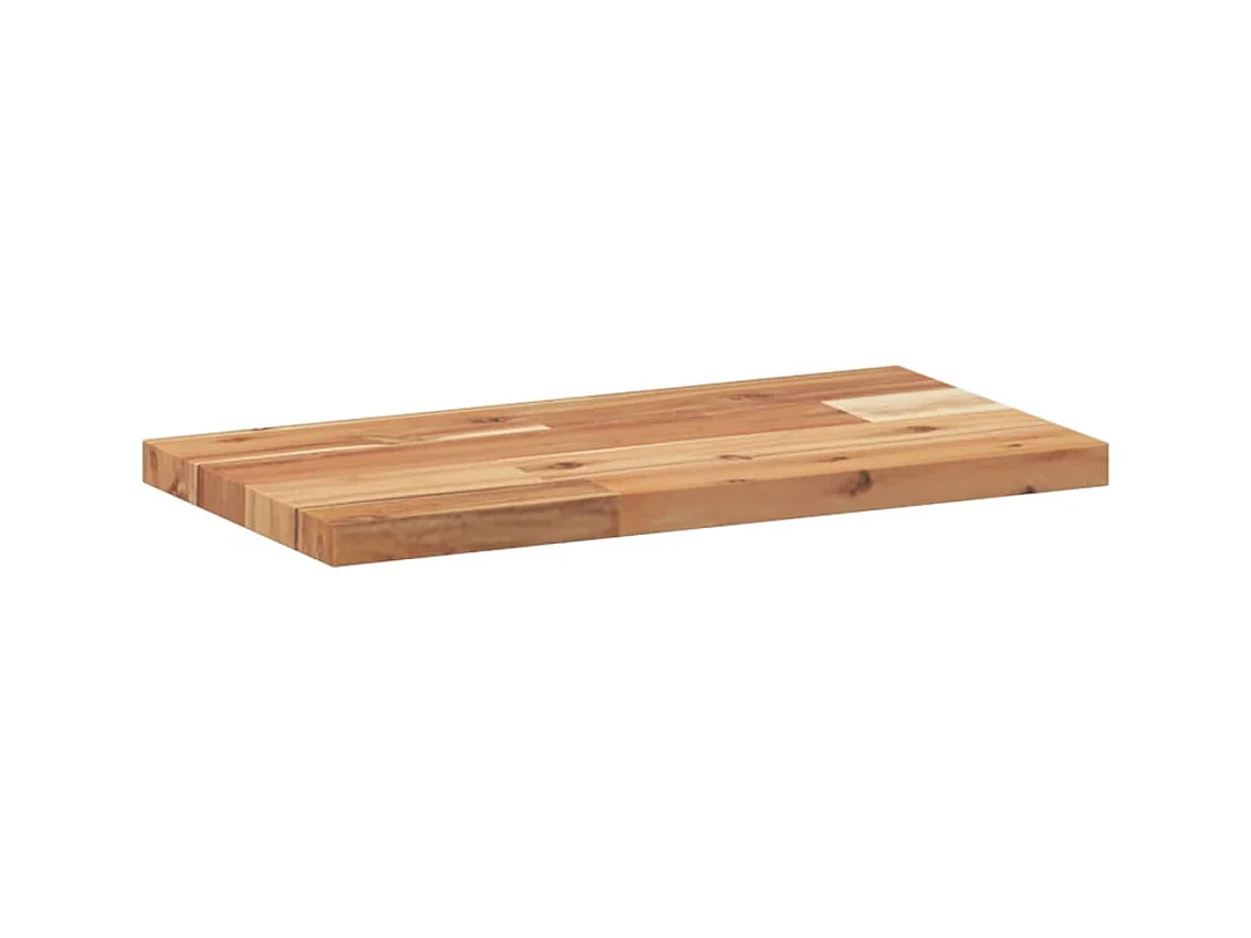 Etagères murales 2 pcs 60x20x2 cm acacia massif à l'huile FR113849