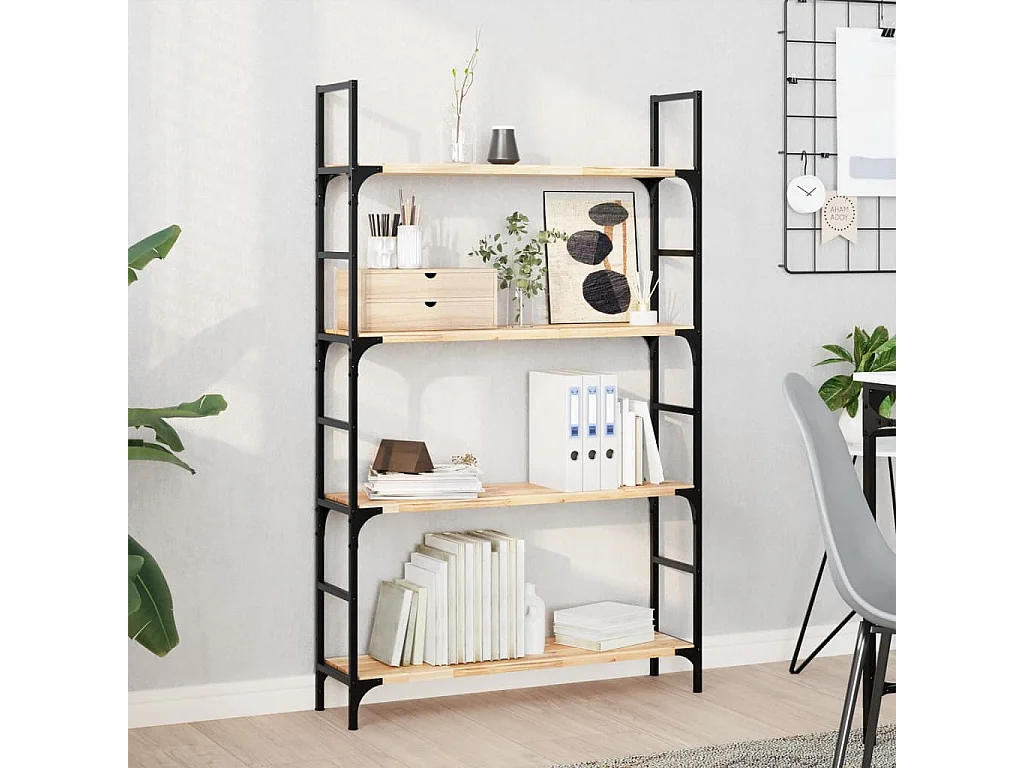 Wandschappen 2 st zwevend 80x20x2 cm onbehandeld acaciahout BE382067